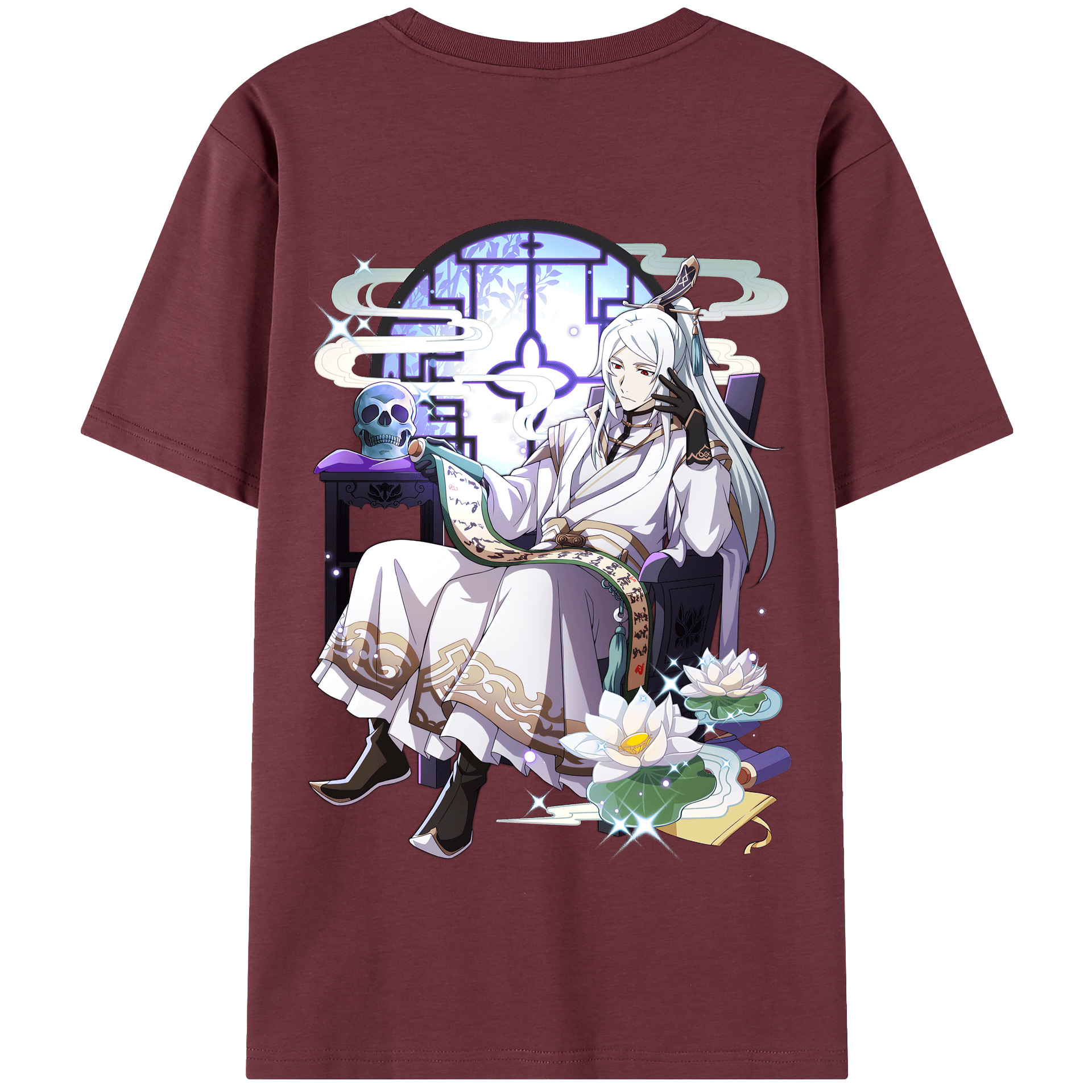 （画像用） 文豪ストレイドッグス Bungo Stray Dogs 綿100％半袖Tシャツ（背面プリント）